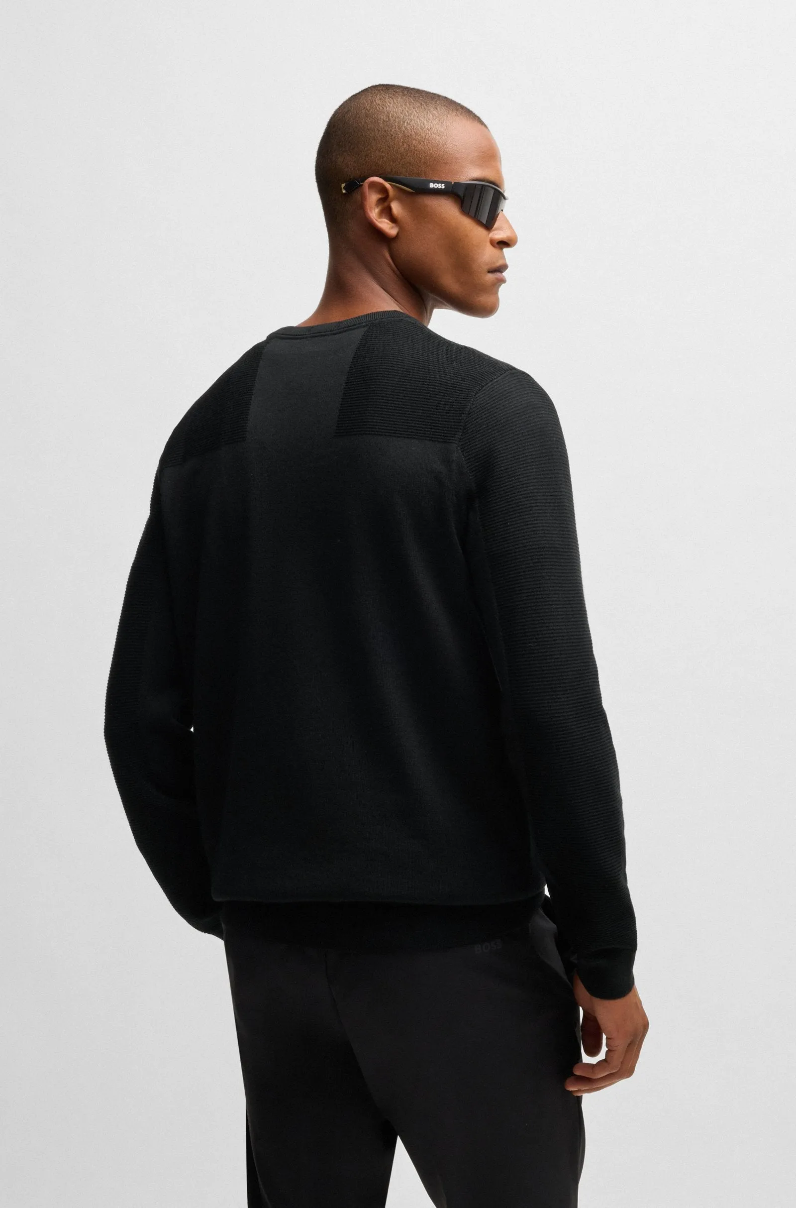 BOSS Sweaters Regular Fit in Polyester Mix - MOMENTUM-X_CN 10252232 01-50498559