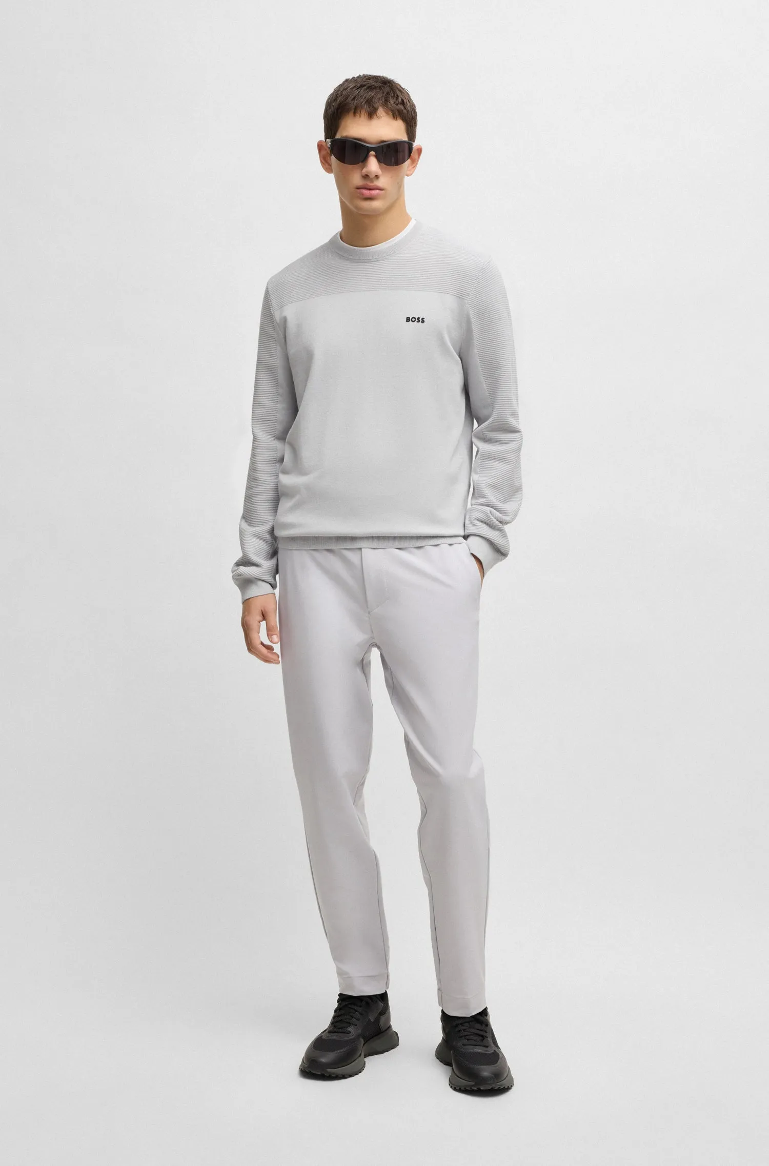 BOSS Sweaters Regular Fit in Polyester Mix - MOMENTUM-X_CN 10252232 01-50498559