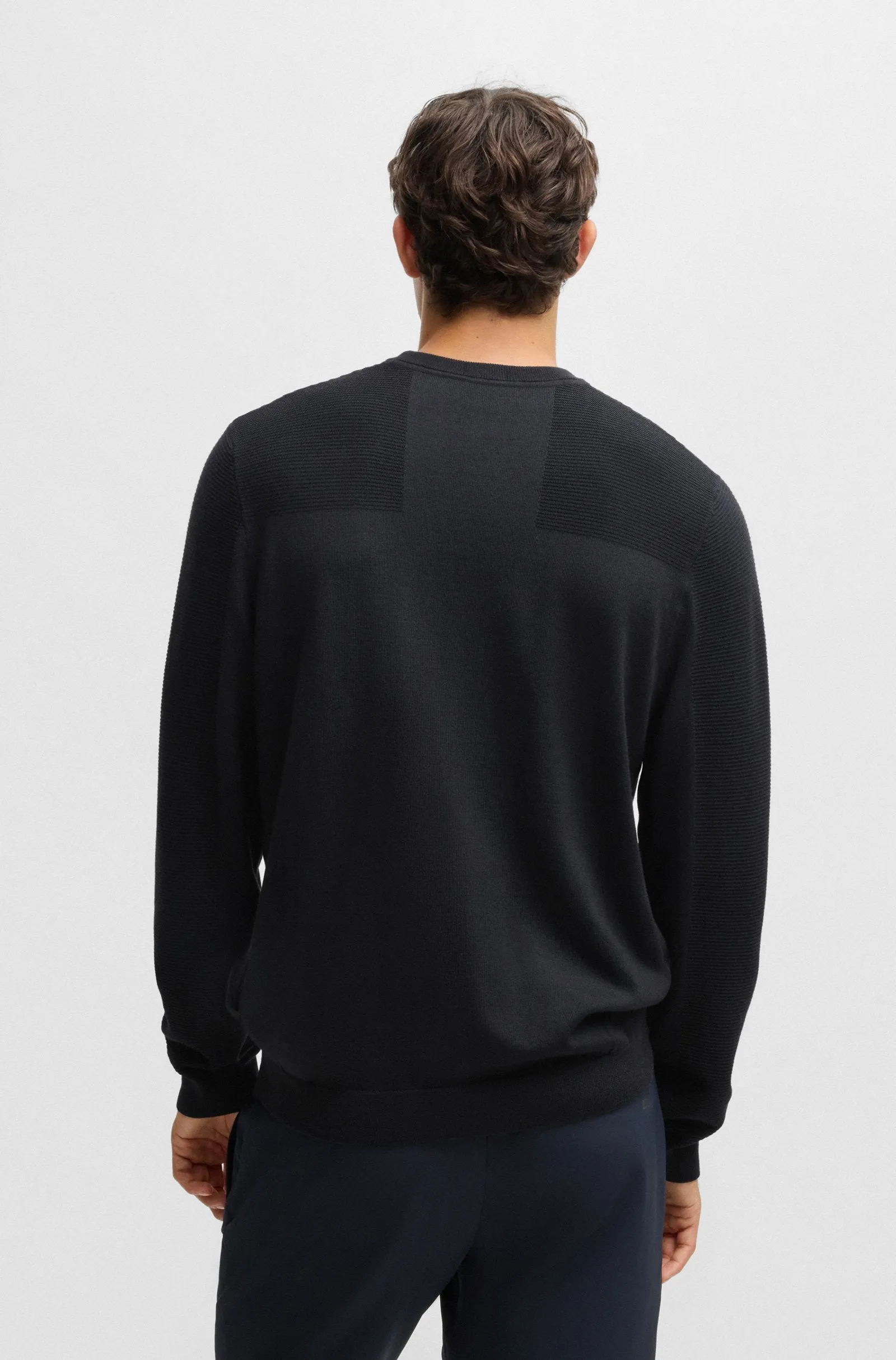 BOSS Sweaters Regular Fit in Polyester Mix - MOMENTUM-X_CN 10252232 01-50498559