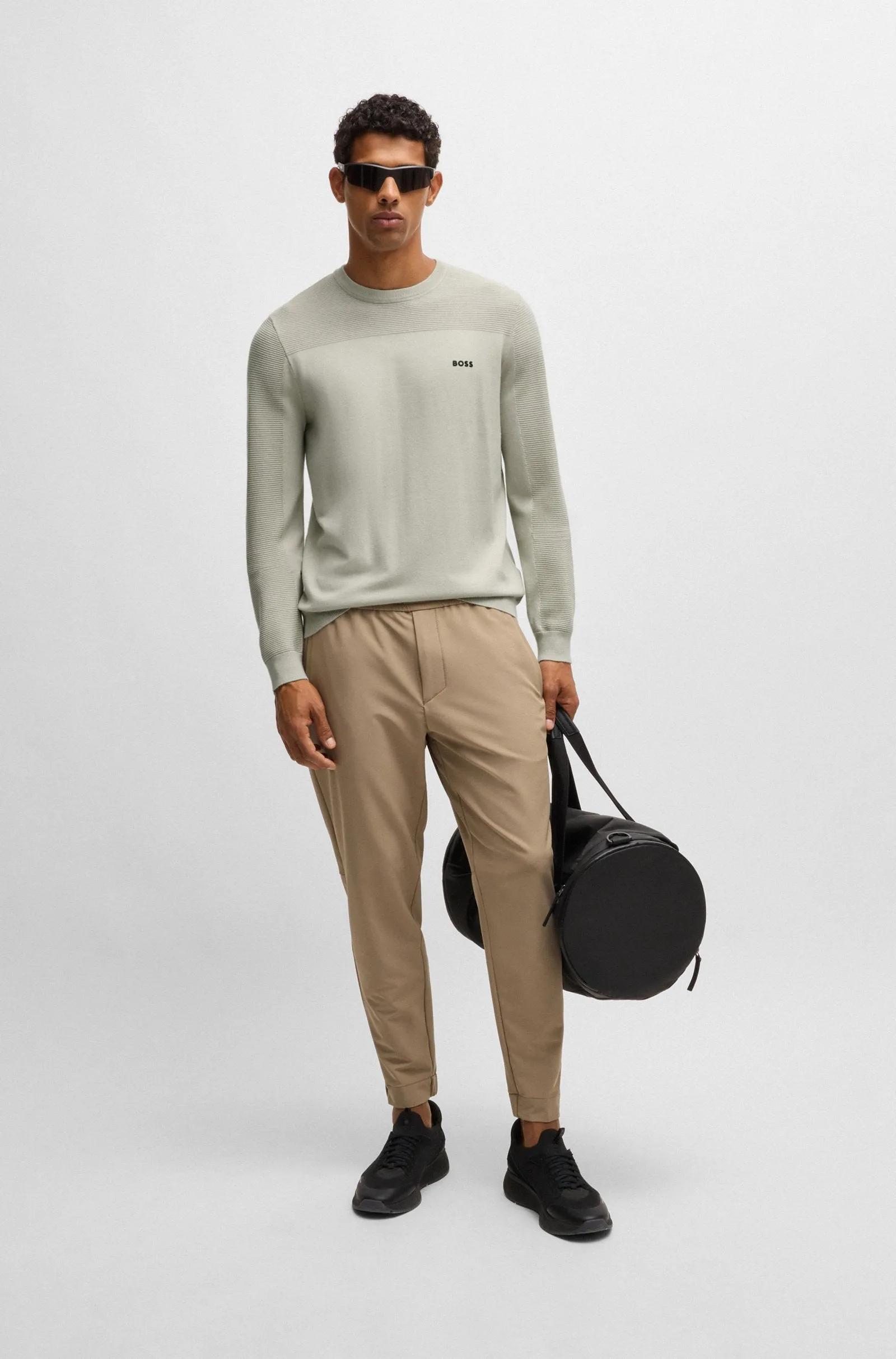 BOSS Sweaters Regular Fit in Polyester Mix - MOMENTUM-X_CN 10252232 01-50498559