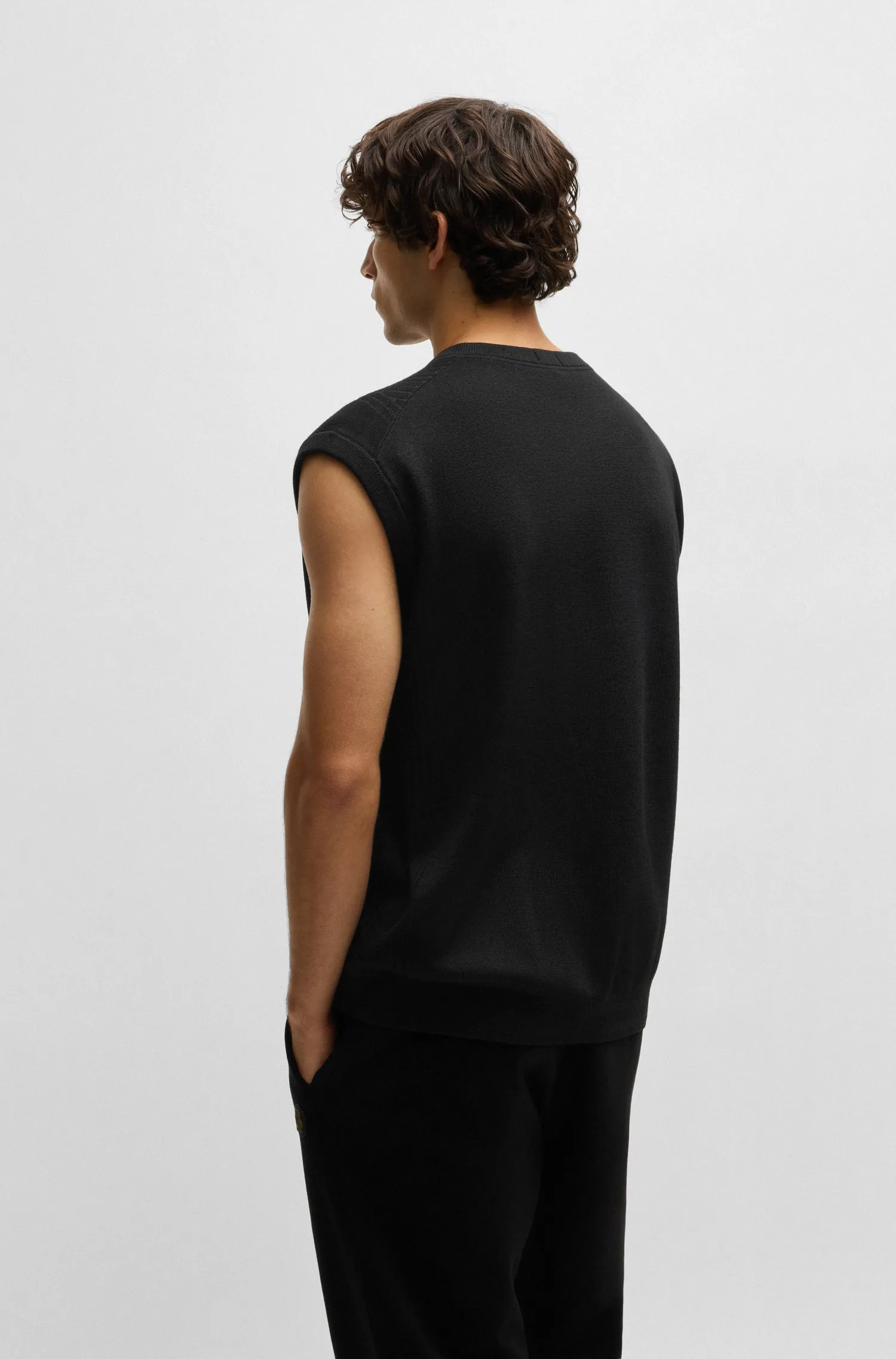 BOSS Sweaters Relaxed Fit in Polyester Mix - K_TENNISLIFESTYLE_SO 10267077 01-50530952