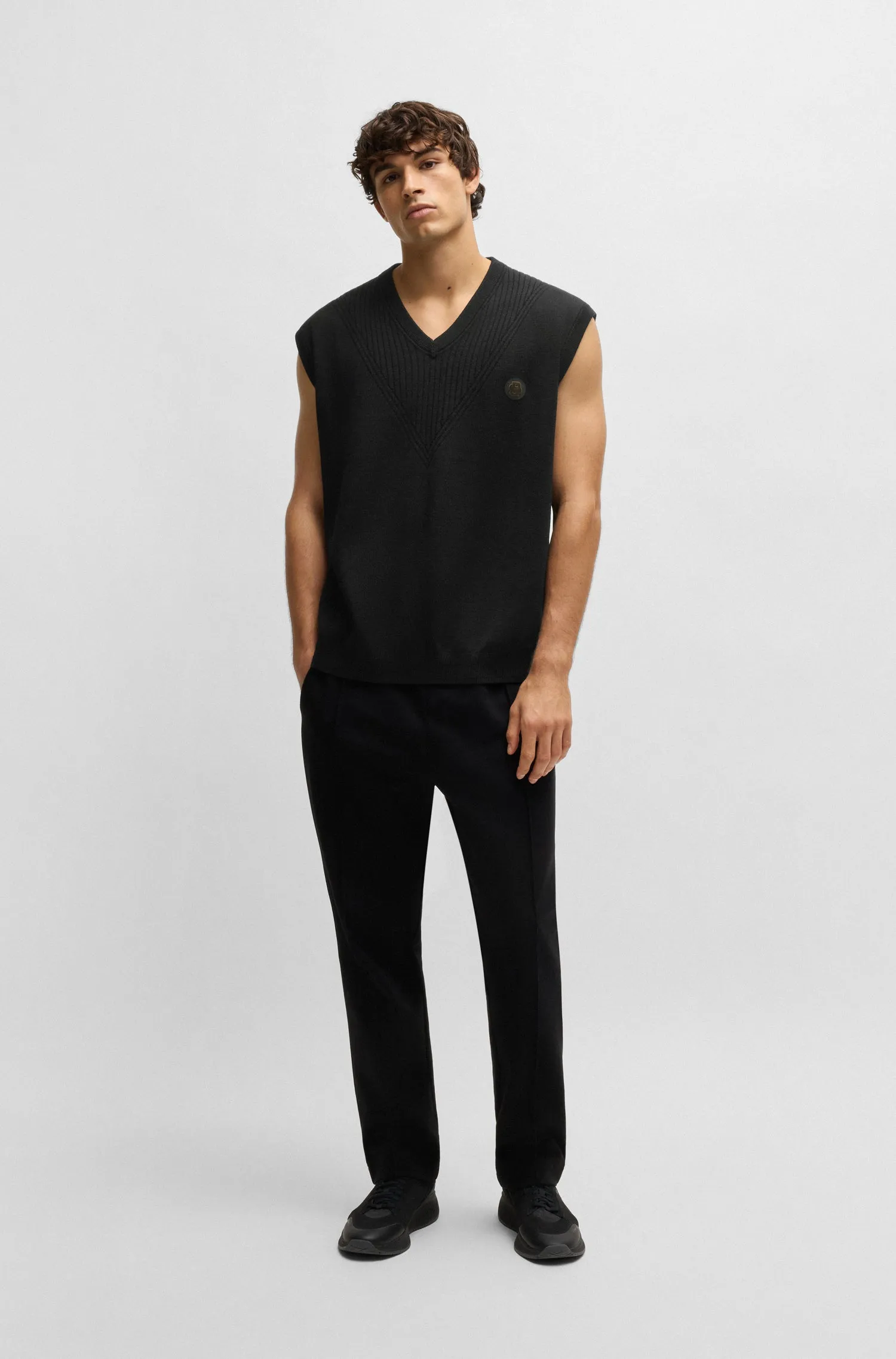 BOSS Sweaters Relaxed Fit in Polyester Mix - K_TENNISLIFESTYLE_SO 10267077 01-50530952