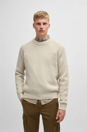 BOSS Sweaters Relaxed Fit in Wool Mix - ARMSTRONG 10263272 01-50523565