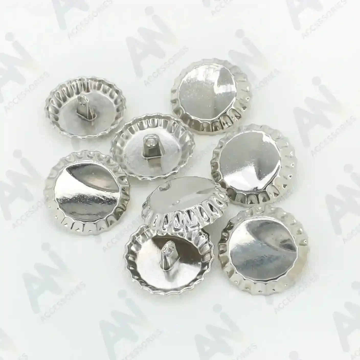 Bottle Cap Button Metal Sew Buttons for Craft Projects