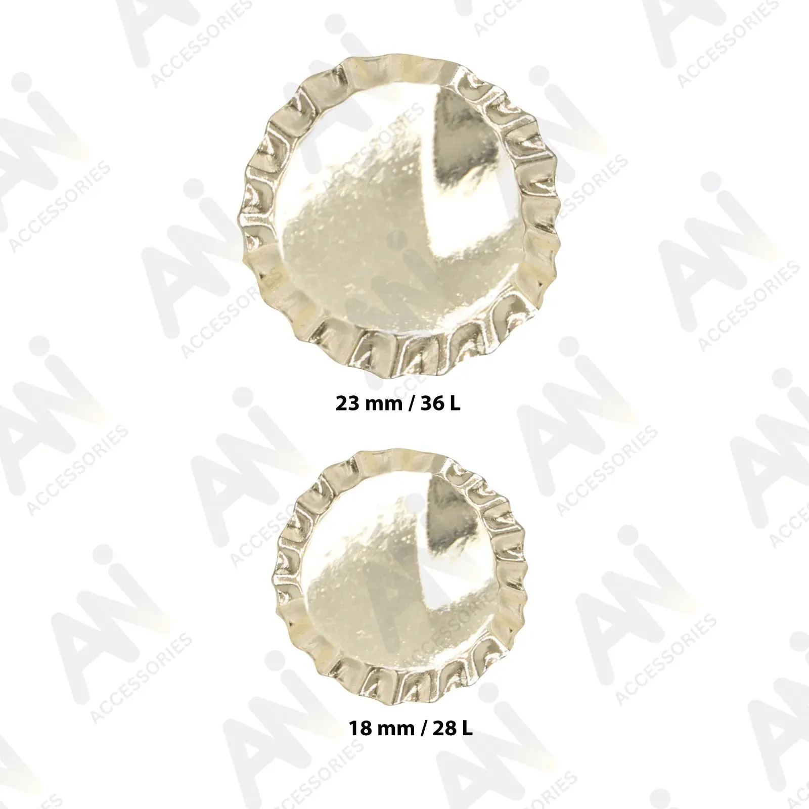 Bottle Cap Button Metal Sew Buttons for Craft Projects