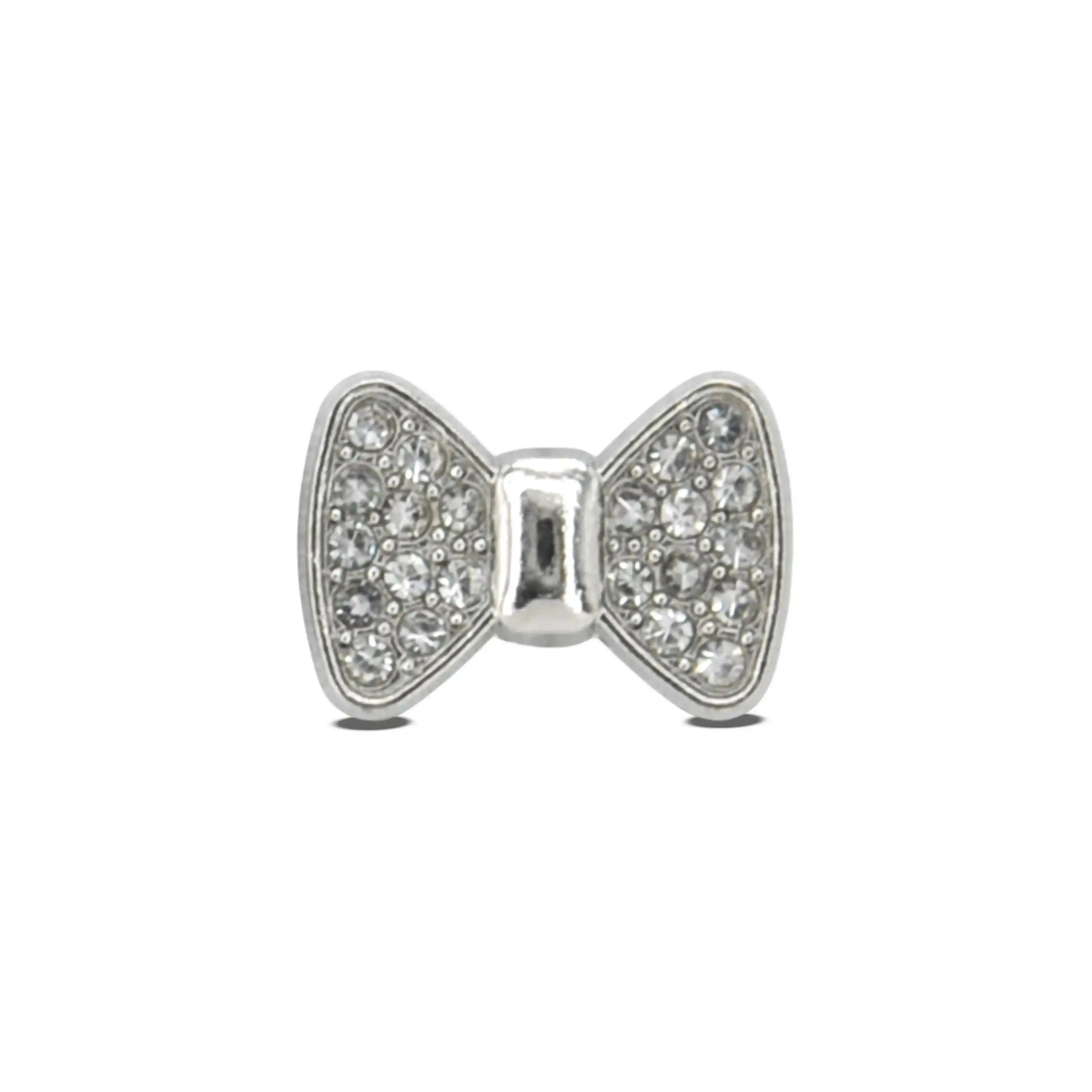 Bow Style Rhinestone Shirt Buttons
