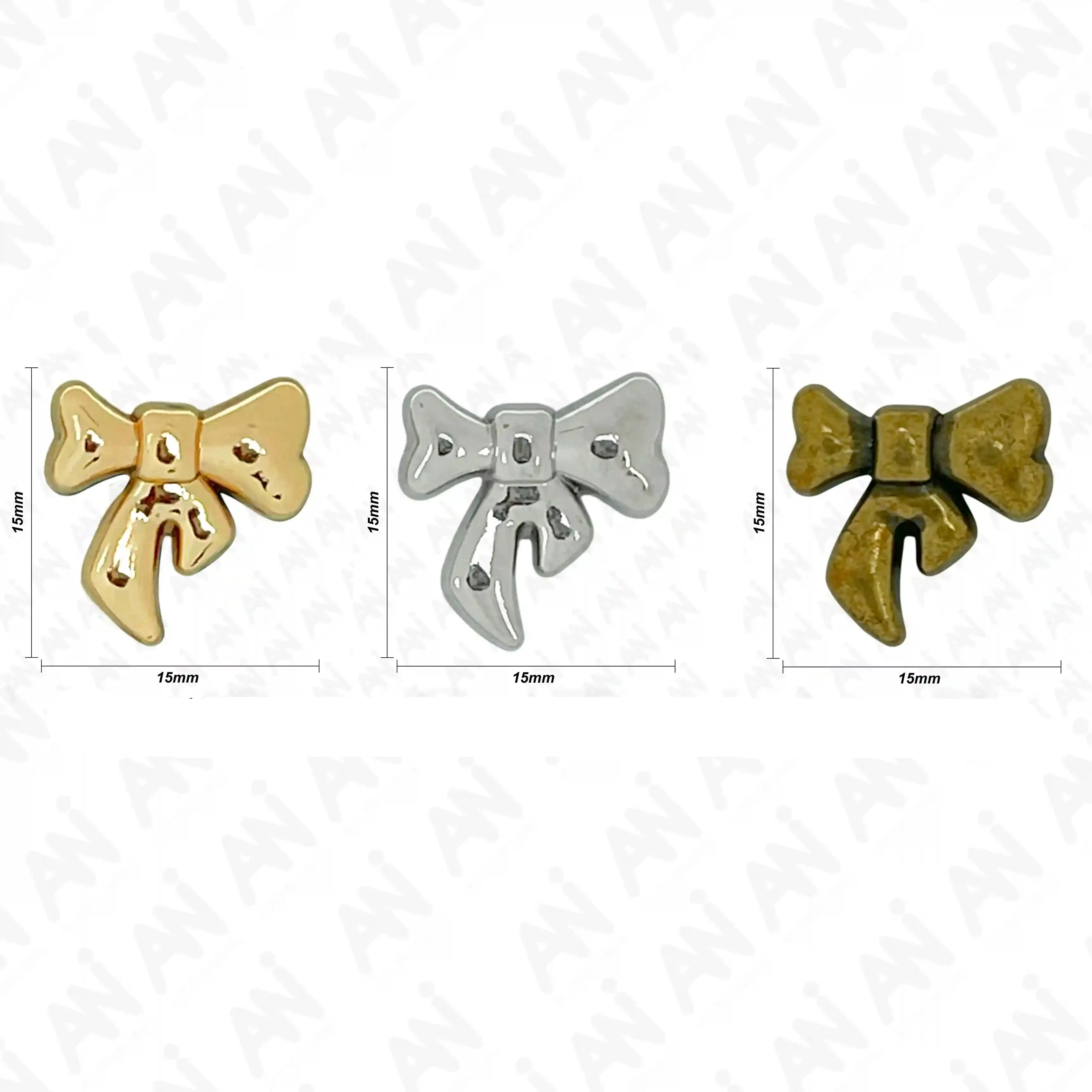 Bow Style Shirt Buttons