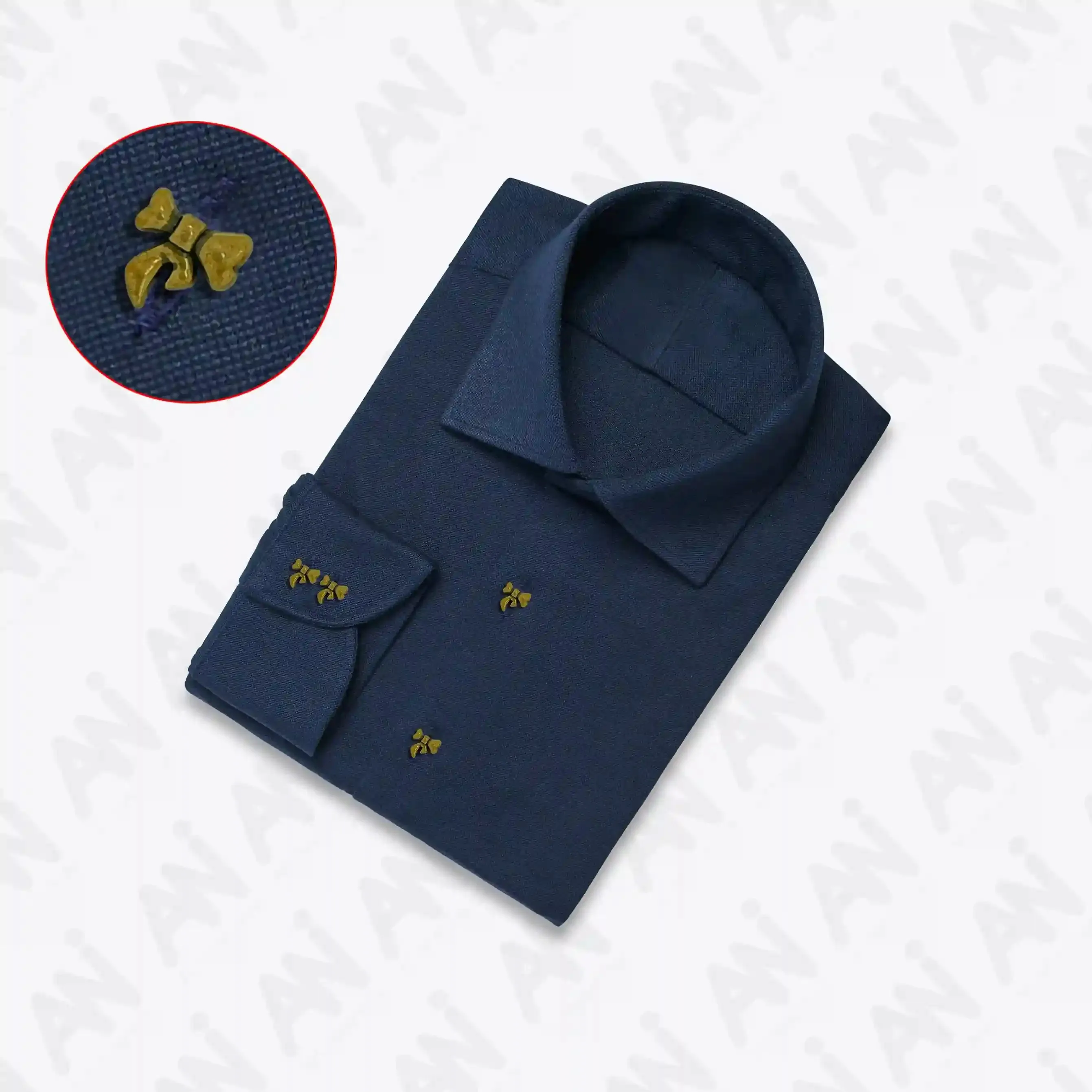 Bow Style Shirt Buttons