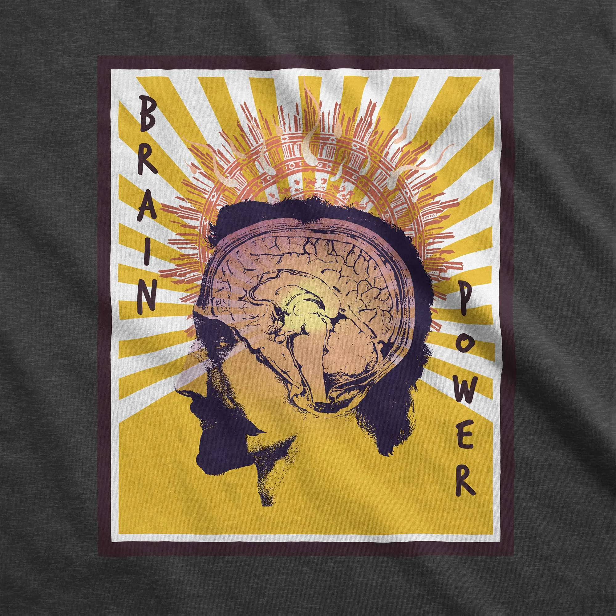 Brain Power - Adult Unisex Sponge Fleece Full-Zip Hoodie
