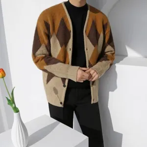Brown Knitted Cardigan