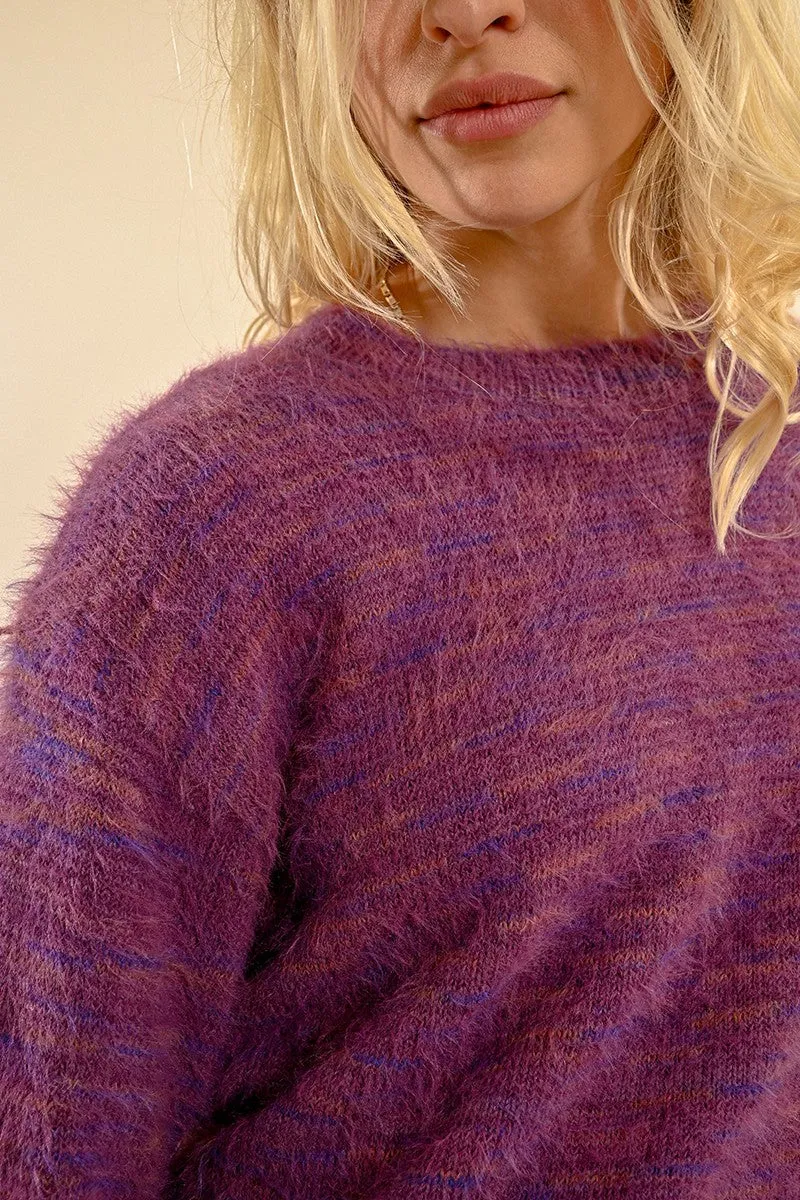 BRUSHED KNIT SWEATER