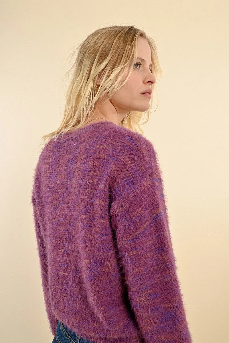 BRUSHED KNIT SWEATER
