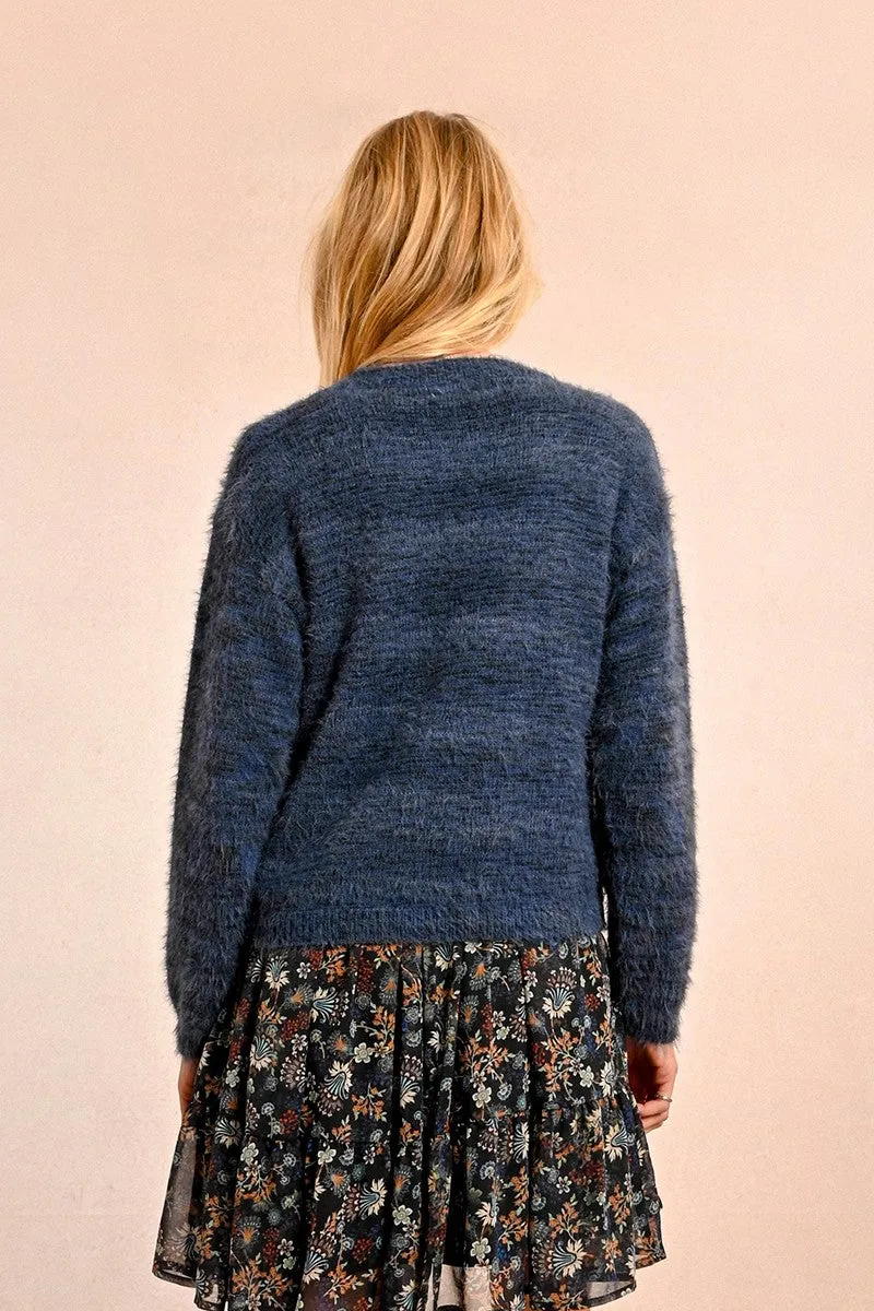 BRUSHED KNIT SWEATER