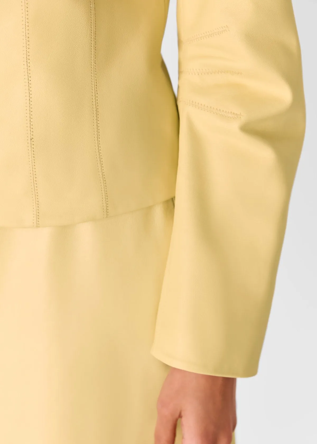 Butter Clean Fitted Leather Jacket