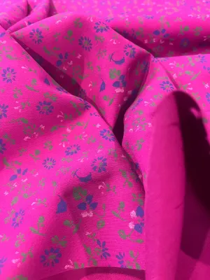 C02 colette 015 cotton  poplin purple with flowers