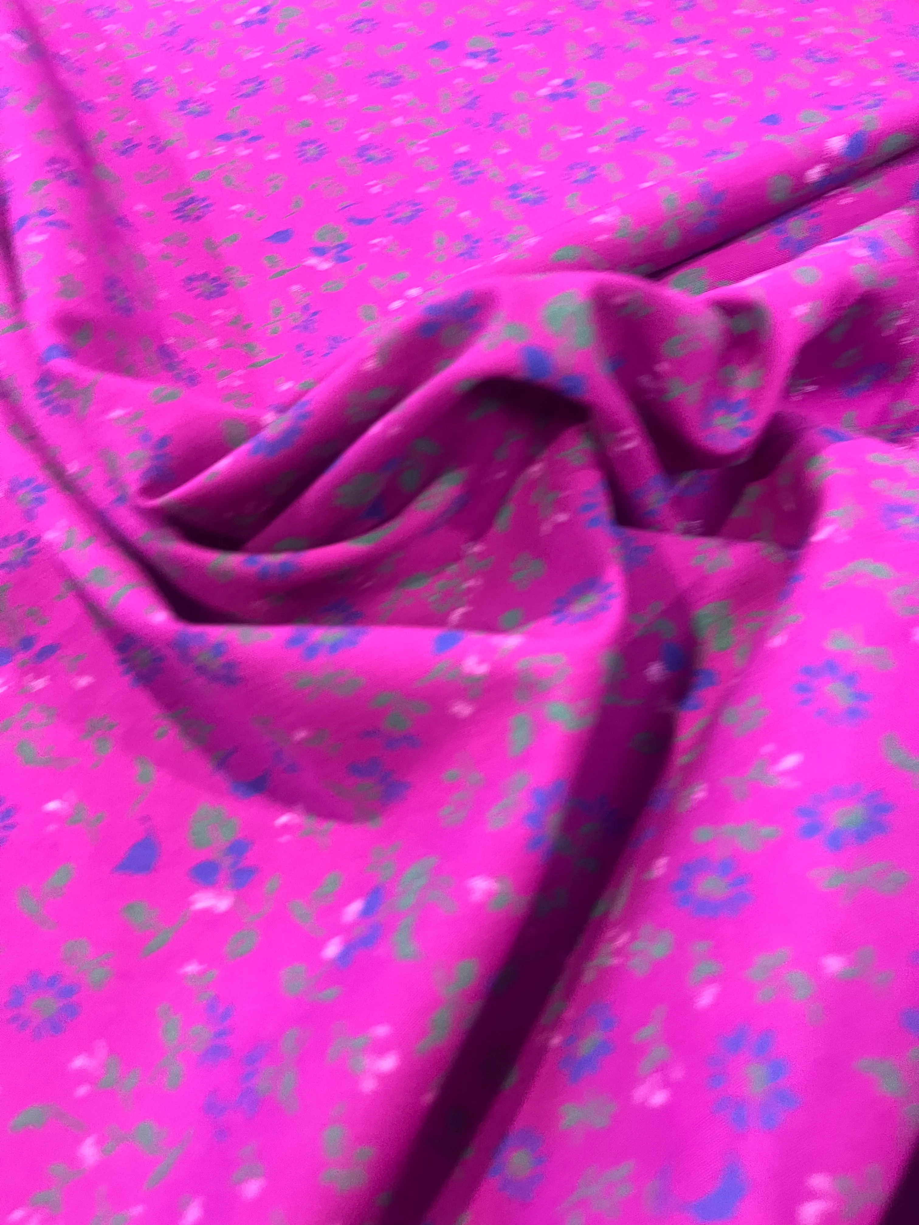 C02 colette 015 cotton  poplin purple with flowers