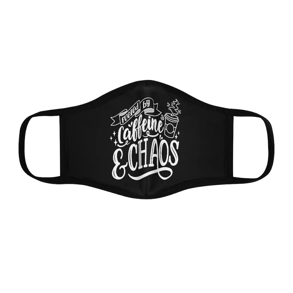 Caffeine & Chaos Fitted Face Mask