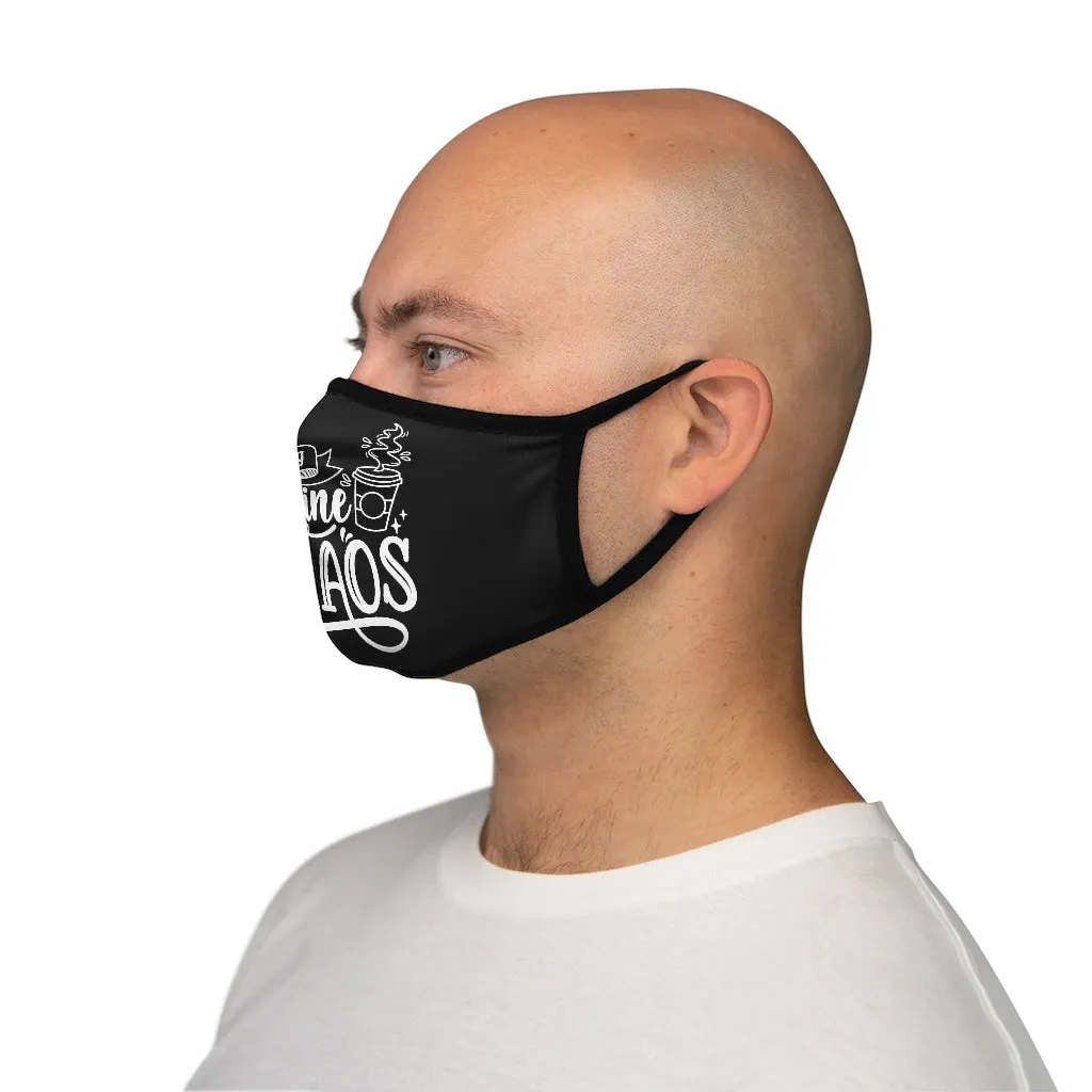 Caffeine & Chaos Fitted Face Mask