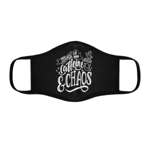 Caffeine & Chaos Fitted Face Mask