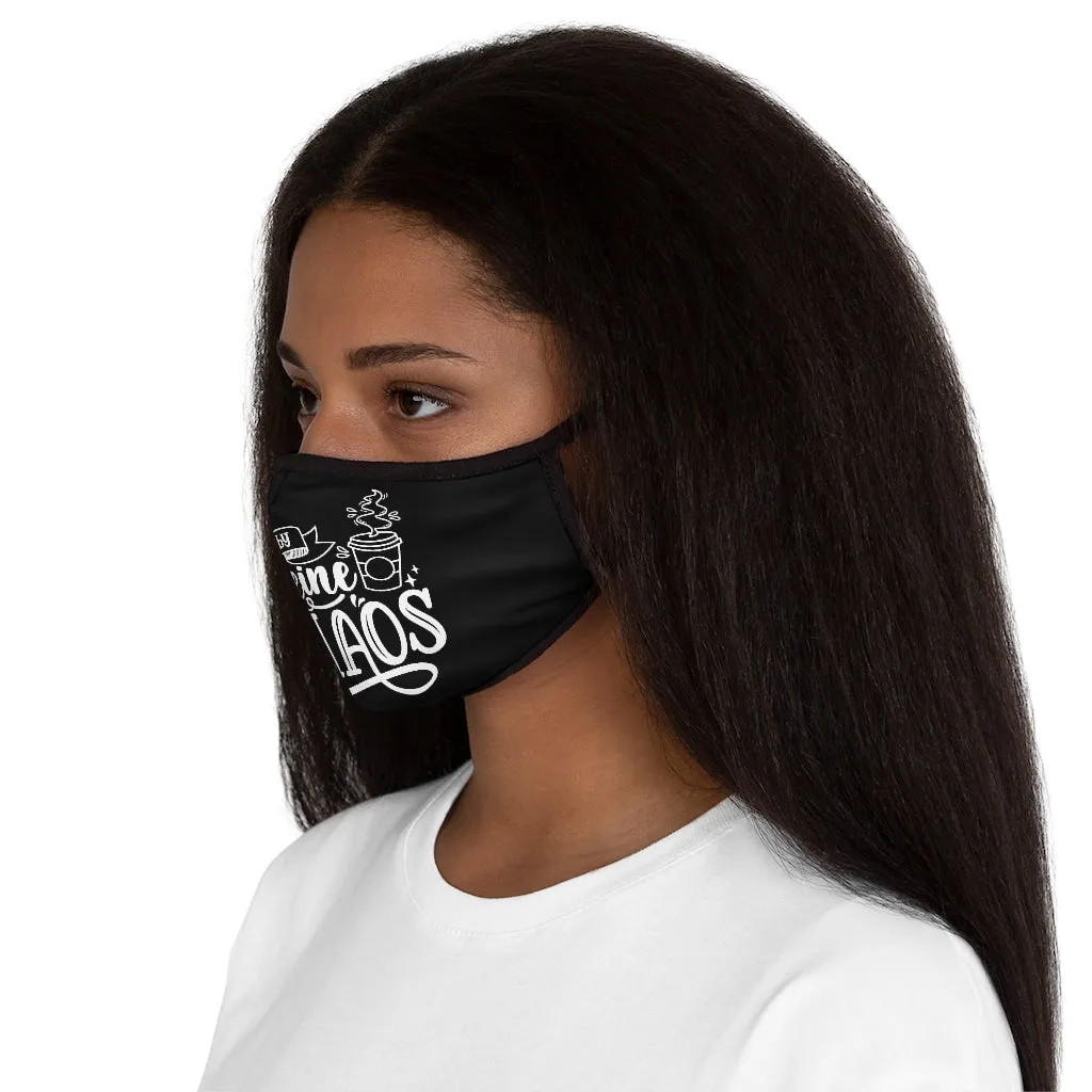Caffeine & Chaos Fitted Face Mask