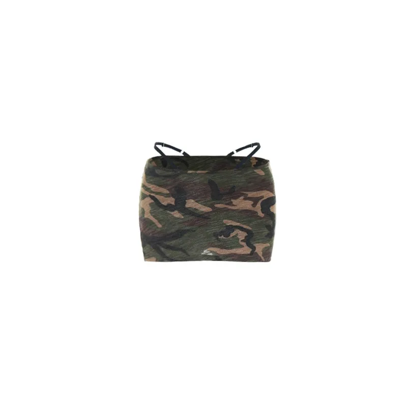 Camouflage Halter Top & Skirt Set