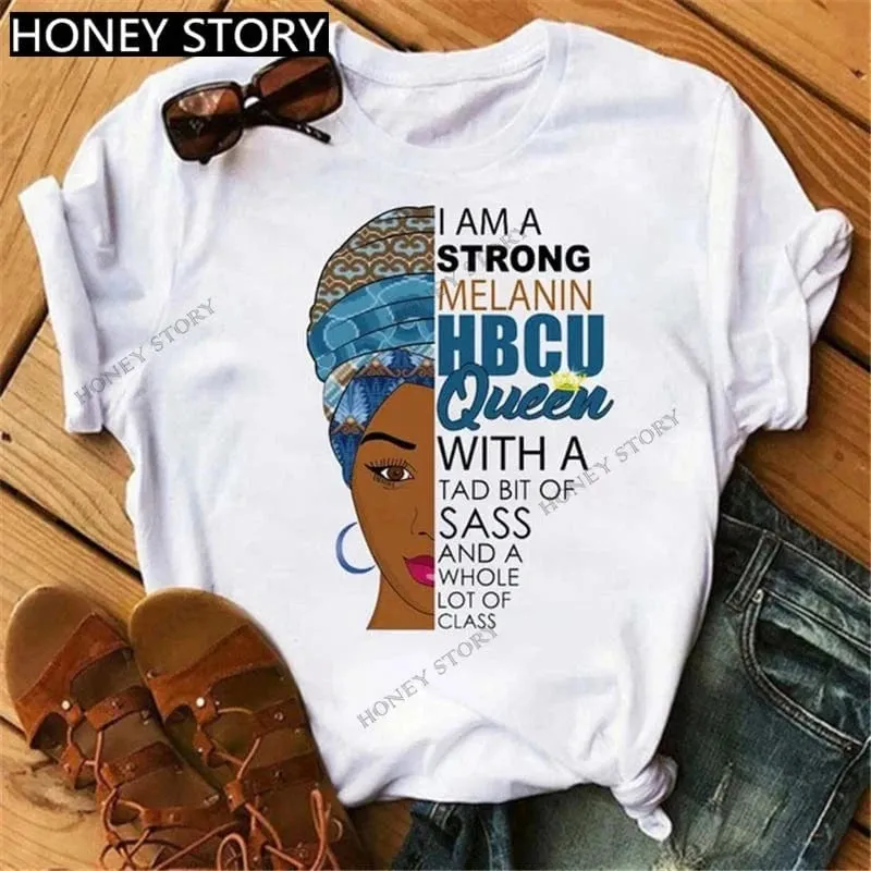 Casual Queen Print T-Shirt