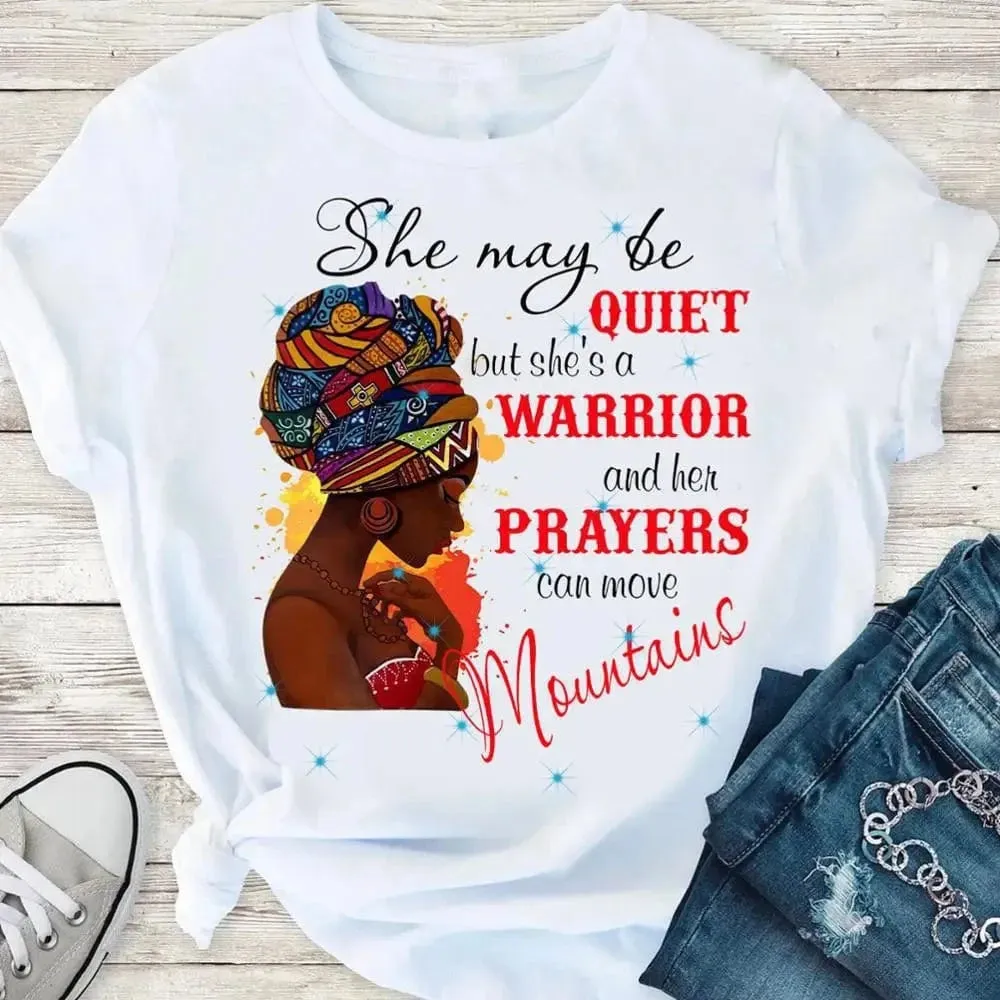 Casual Queen Print T-Shirt