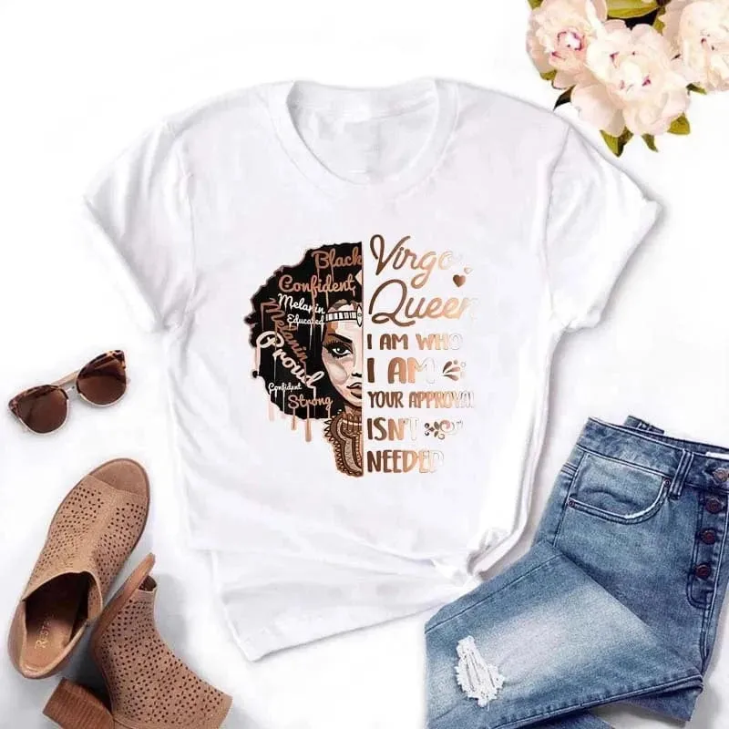 Casual Queen Print T-Shirt