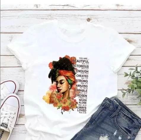 Casual Queen Print T-Shirt