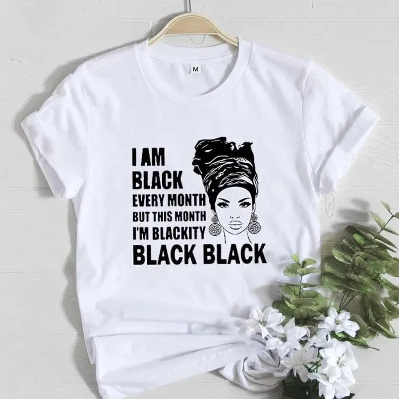 Casual Queen Print T-Shirt