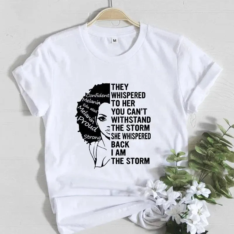 Casual Queen Print T-Shirt
