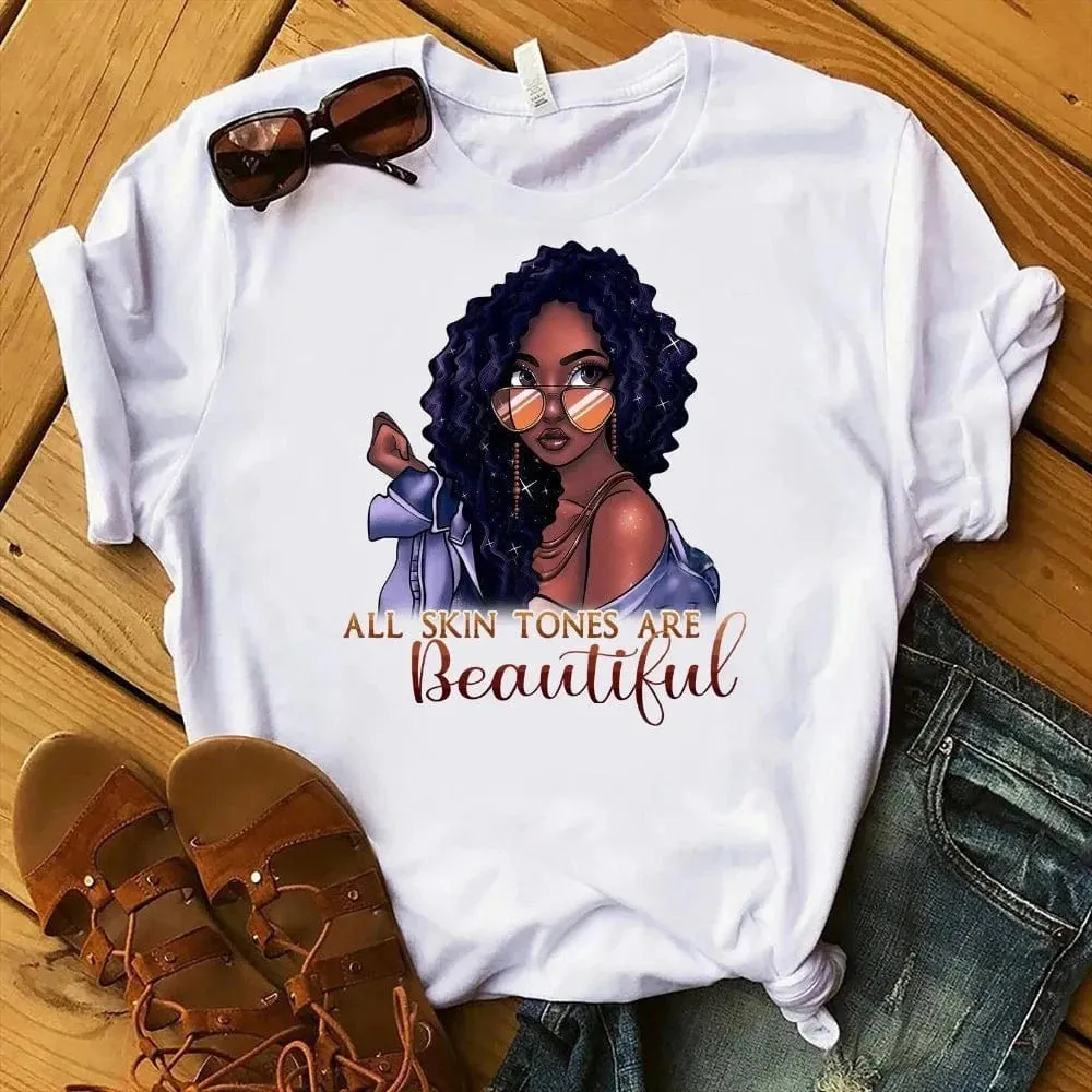 Casual Queen Print T-Shirt