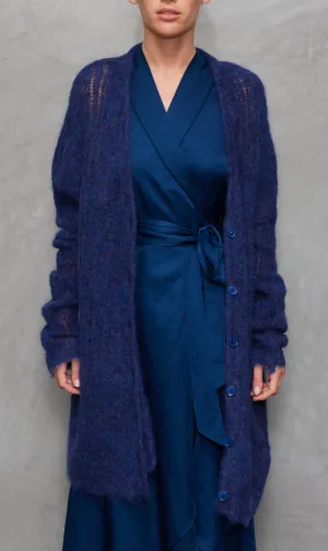 Charlotte's Web Cardi in Indigo