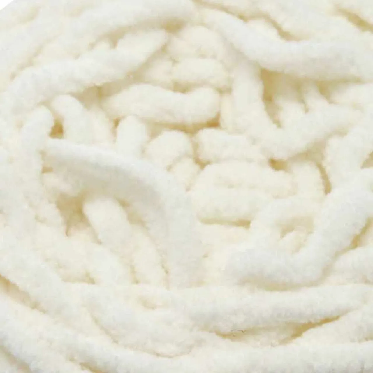 Chenille Blanket Yarn 100g 80m 12ply -  White
