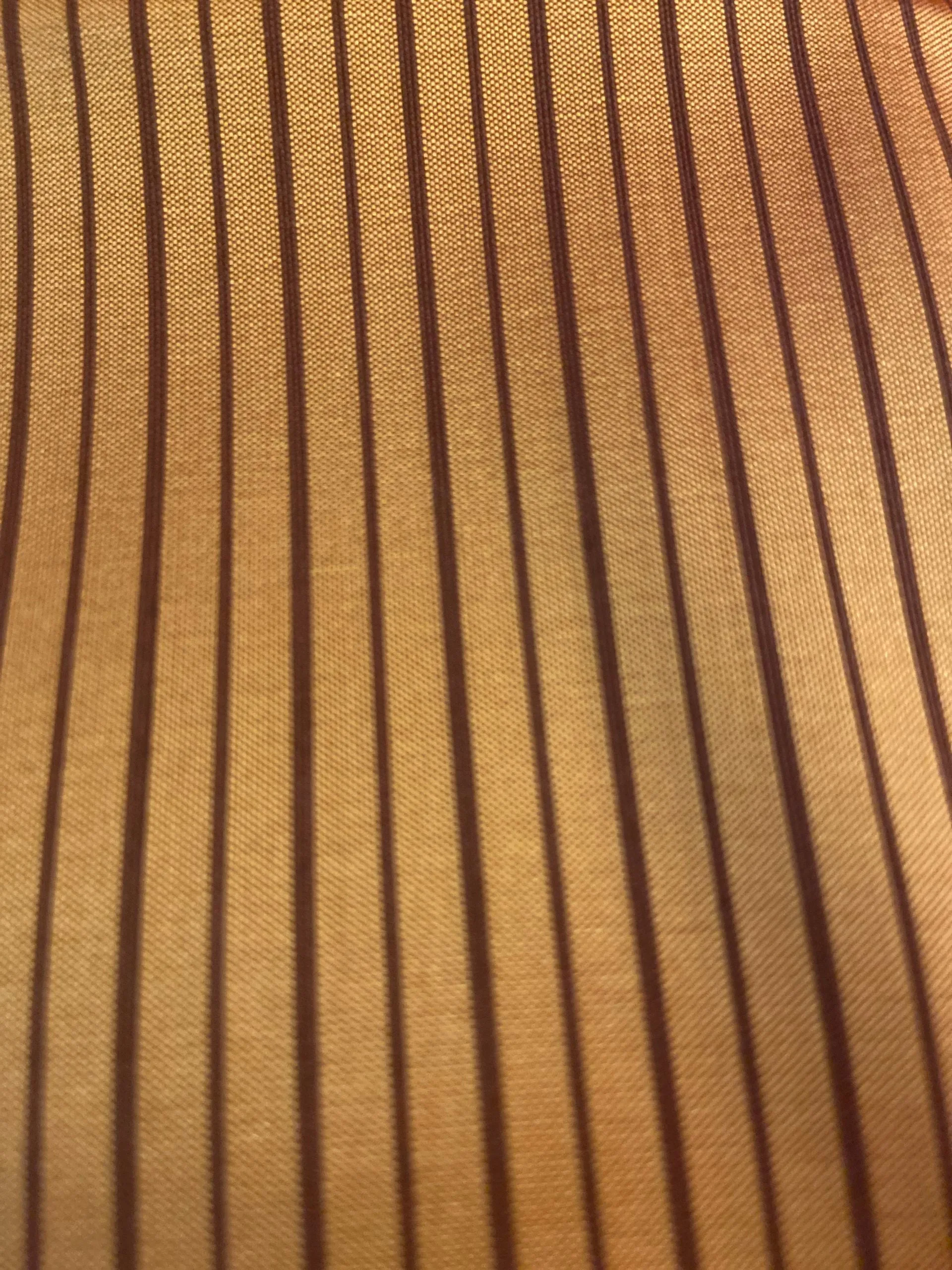 Cinnamon Striped Taffeta