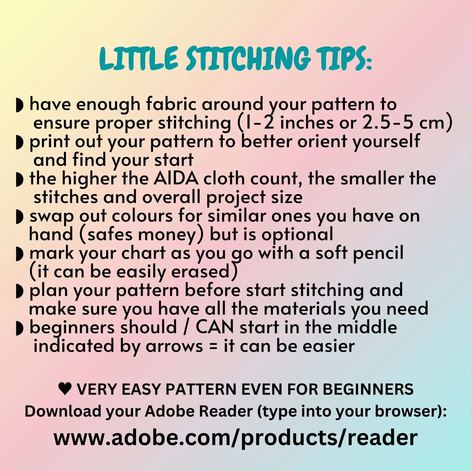Clean Cross Stitch Pattern #743