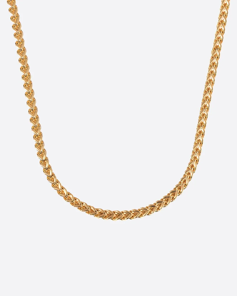 CLEAN FRANCO CHAIN. - 3MM GOLD