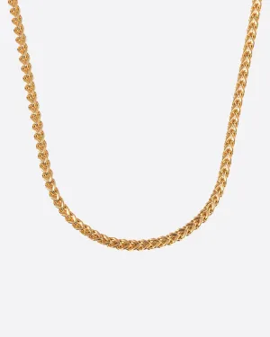 CLEAN FRANCO CHAIN. - 3MM GOLD
