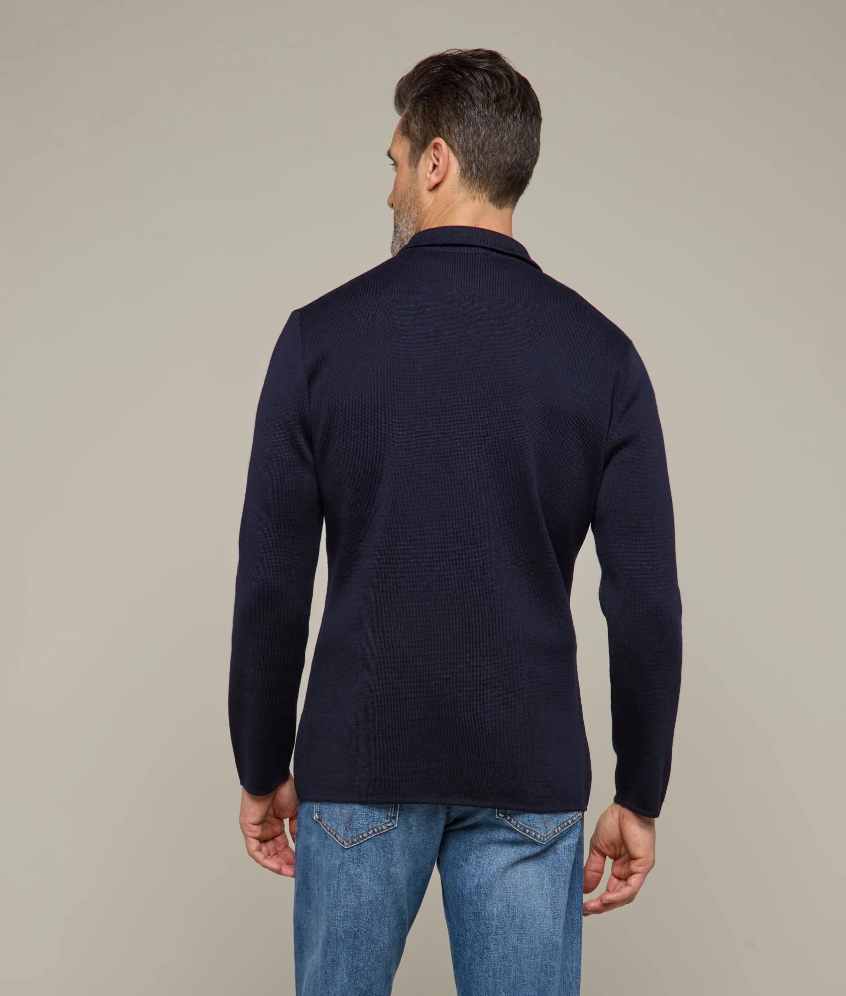 Cole Sweater Jacket :: Navy