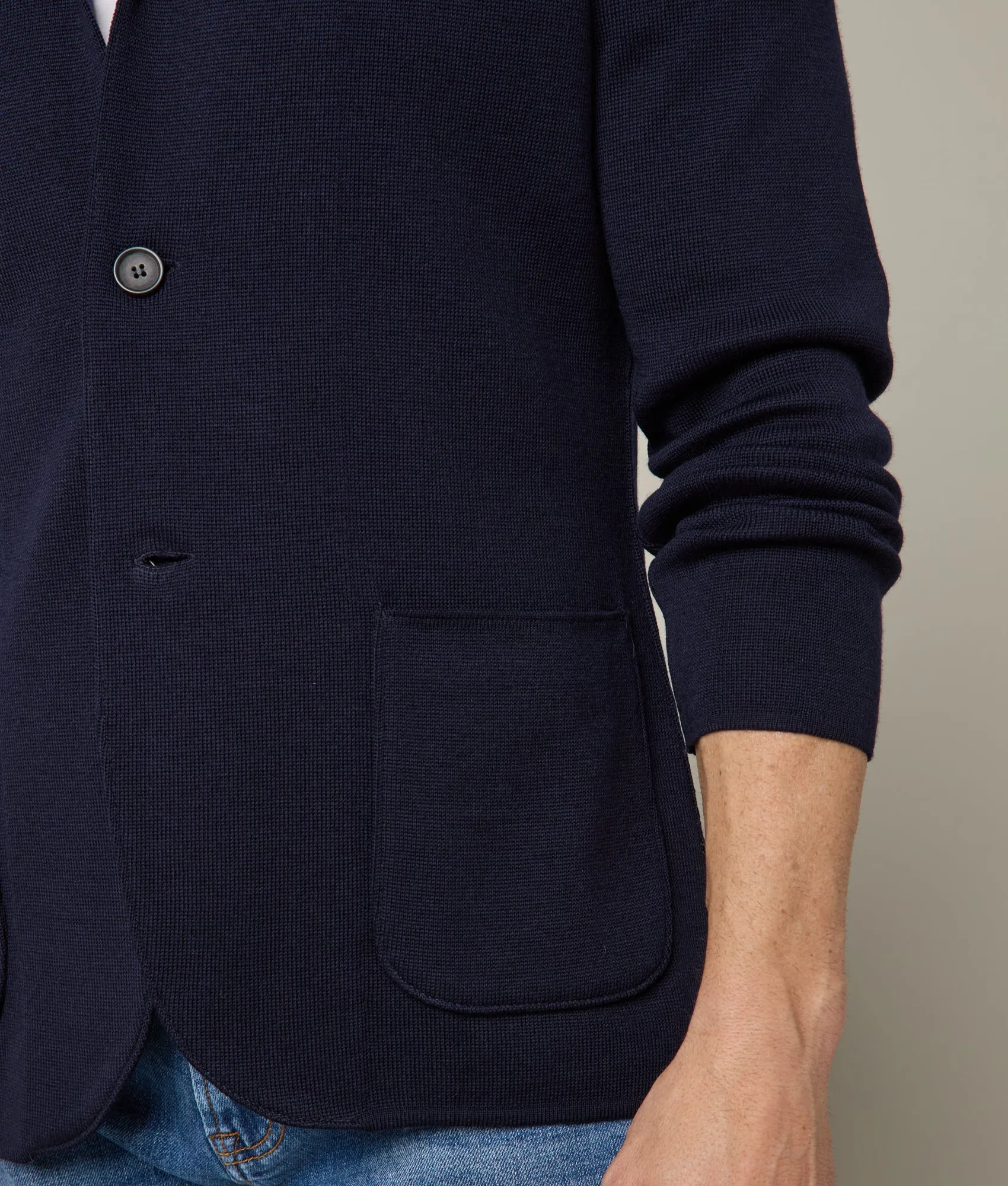 Cole Sweater Jacket :: Navy