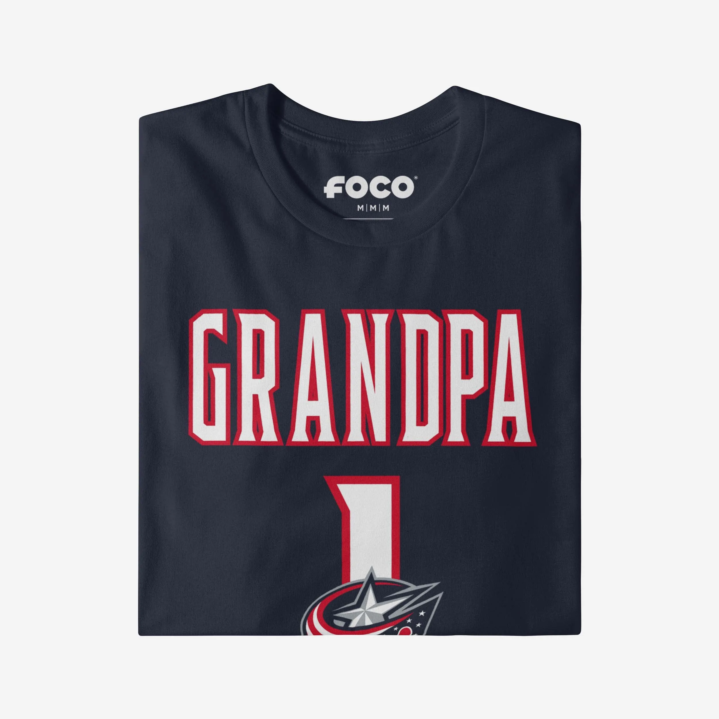 Columbus Blue Jackets Number 1 Grandpa T-Shirt