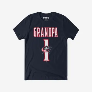 Columbus Blue Jackets Number 1 Grandpa T-Shirt