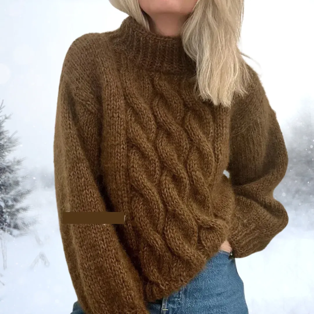Coly – Soft round-neck sweater. Made for everyday
