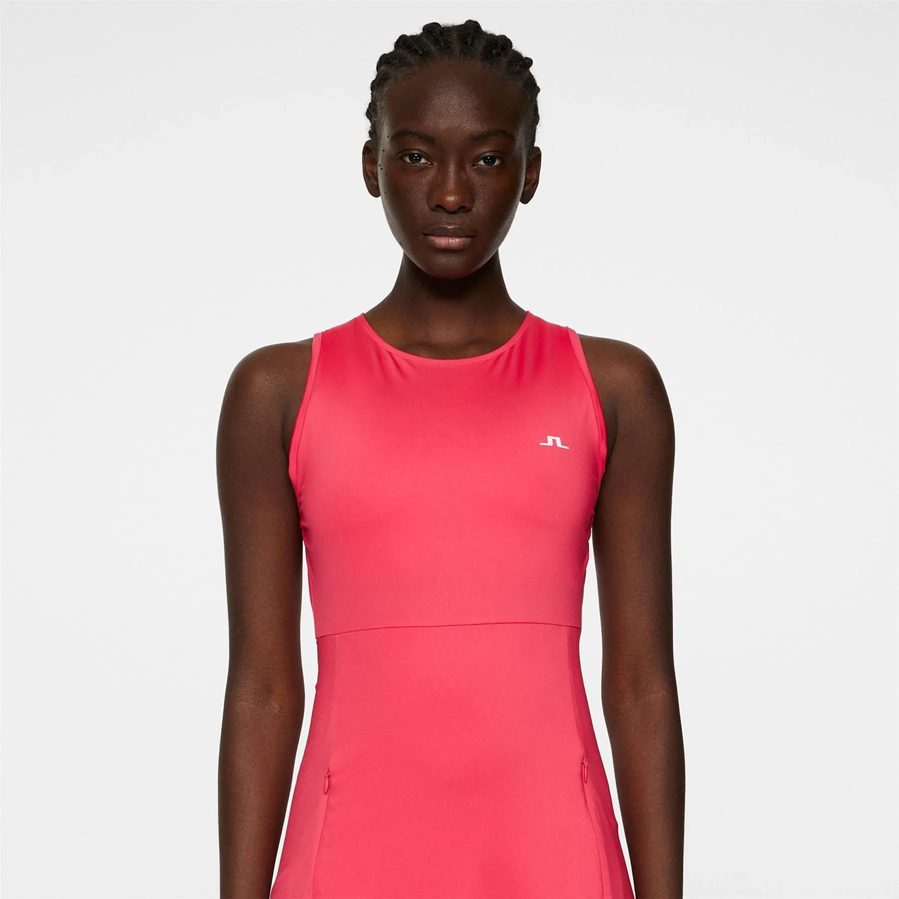 Cora Smooth Single Jersey Dress Azalea
