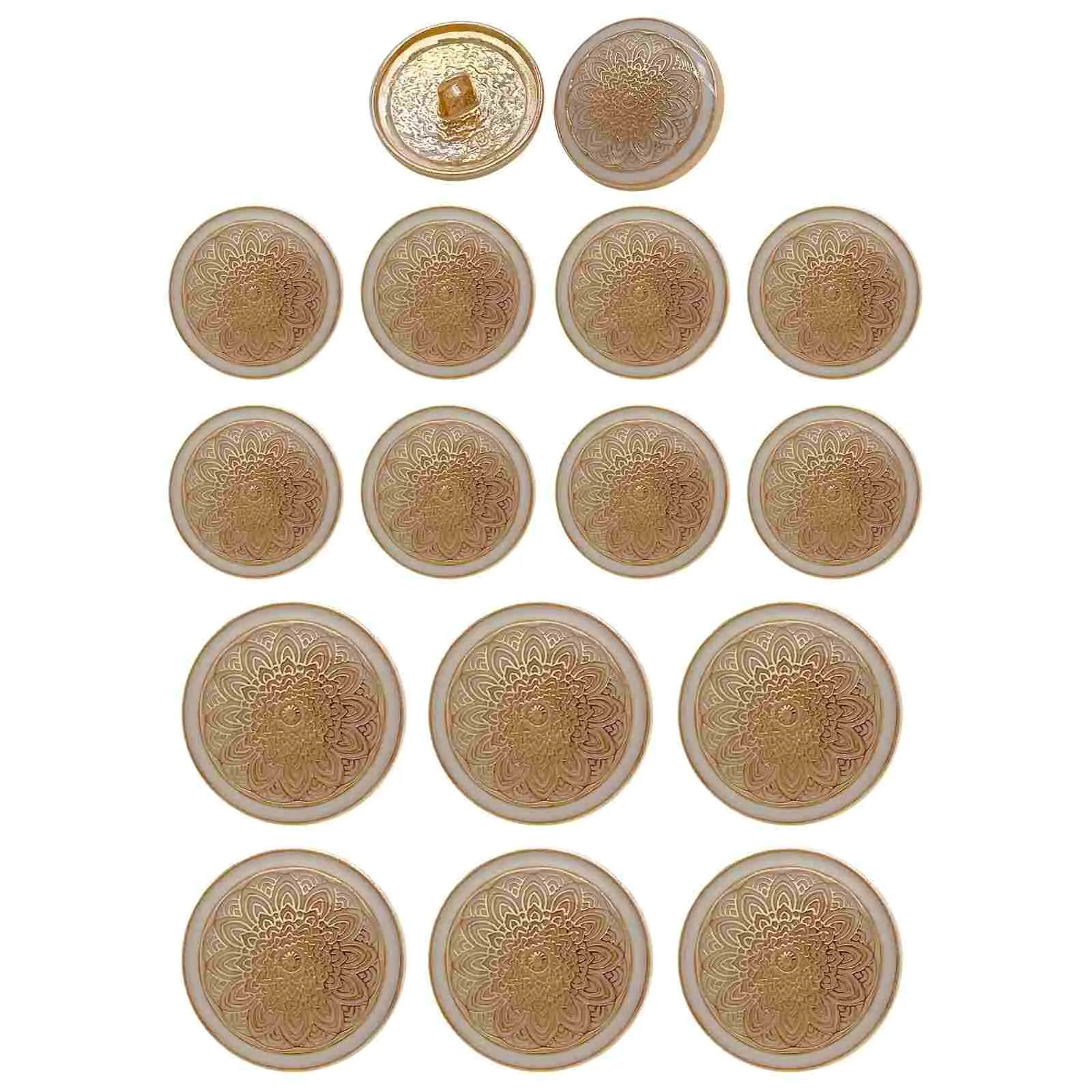 Cosmic Bloom Design Buttons