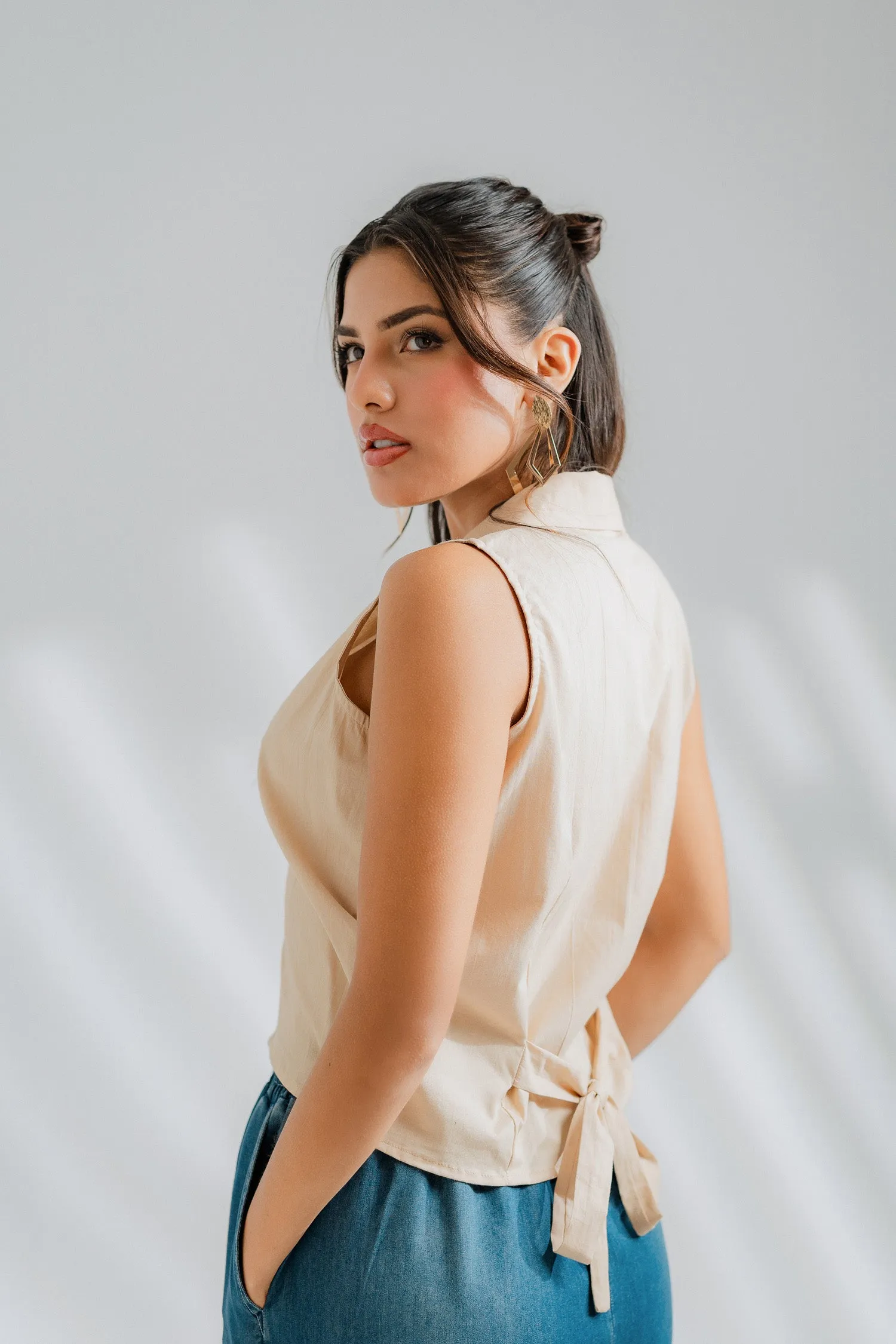 Cotton Crop Skin Shirt