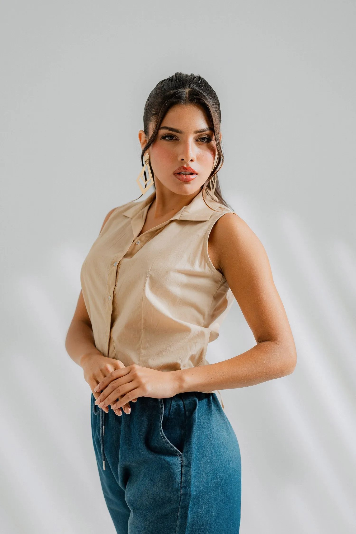 Cotton Crop Skin Shirt