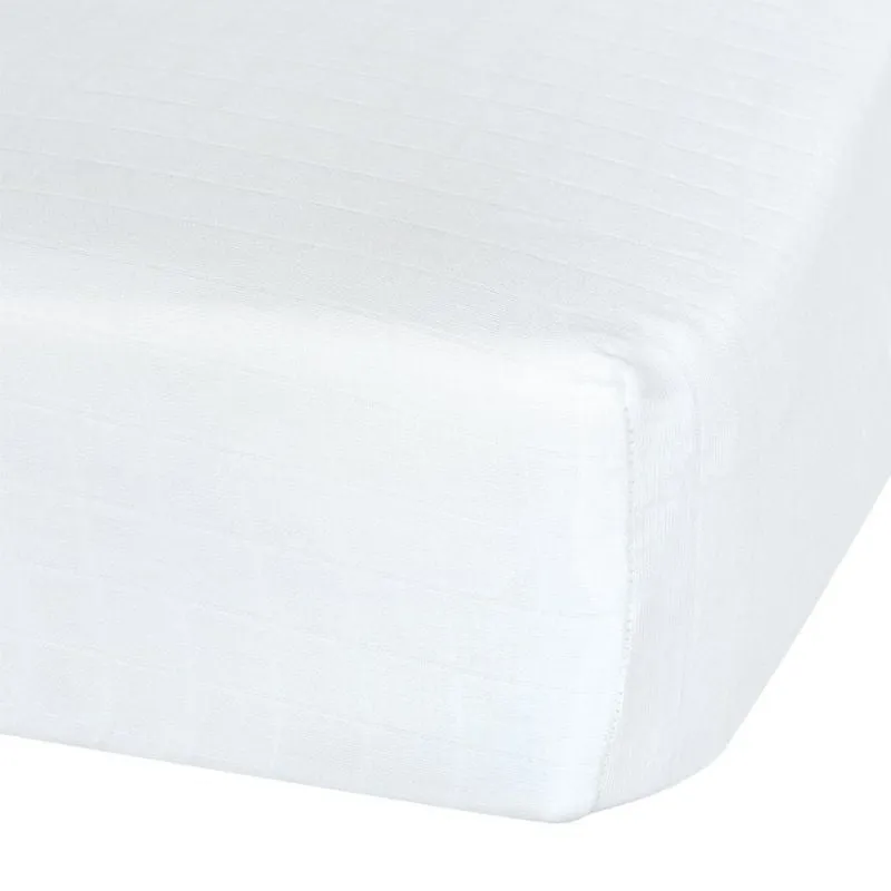Cotton Muslin Fitted Sheet