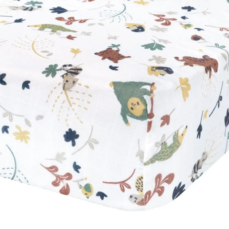 Cotton Muslin Fitted Sheet