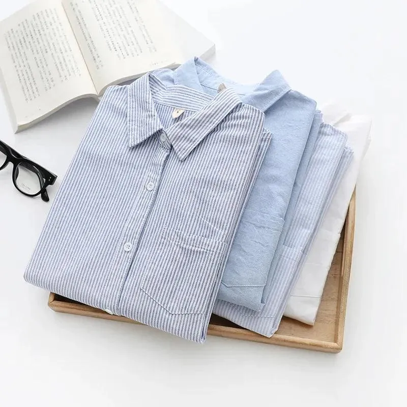 Cotton Oxford Shirt Autumn